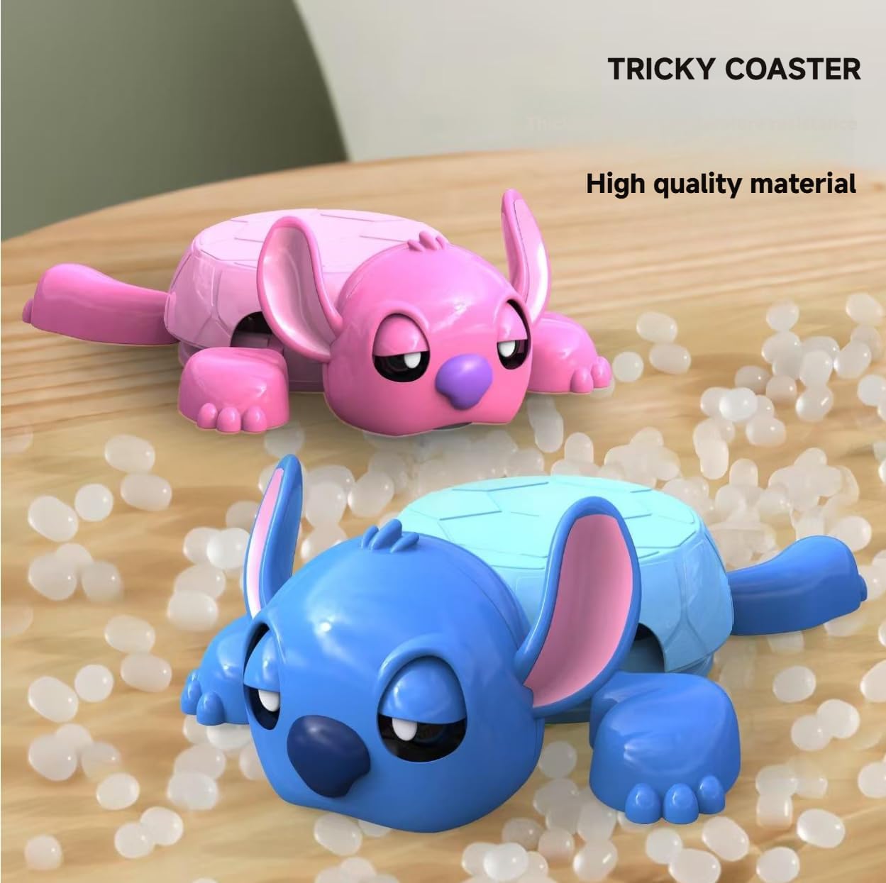 Interactive Stitch Coaster with Sound & Expression Change