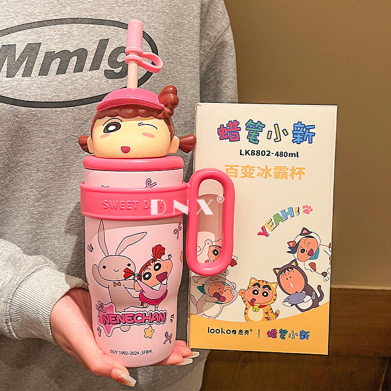 Shinchan Crayon Thermos – 800ML Kids Insulated Cup
