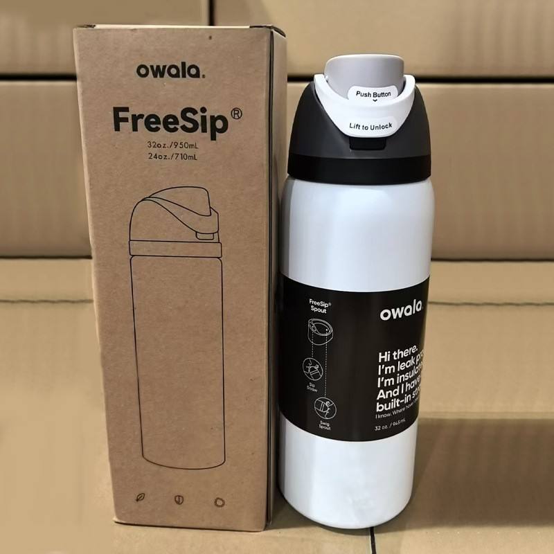 Owala 24oz Stainless Steel Sports Bottle – Vacuum Insulated