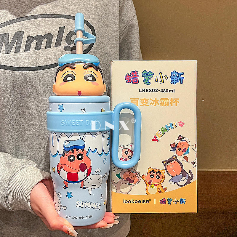 Shinchan Crayon Thermos – 800ML Kids Insulated Cup