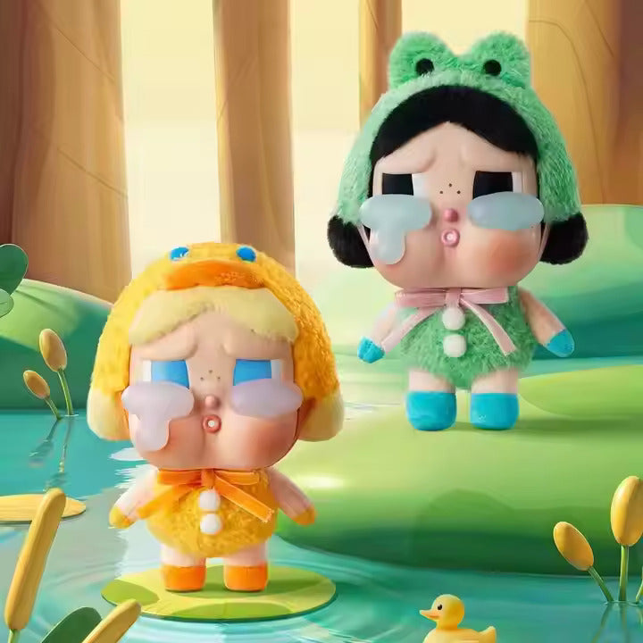 Popmart's Trending Cute CRYBABY Crying Again Series Blind Box Labubu Doll Keychain