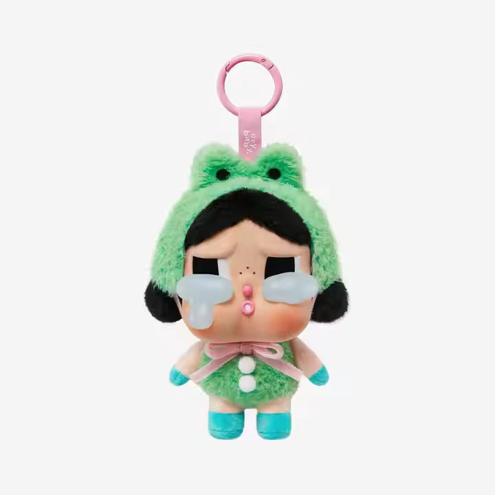 Popmart's Trending Cute CRYBABY Crying Again Series Blind Box Labubu Doll Keychain