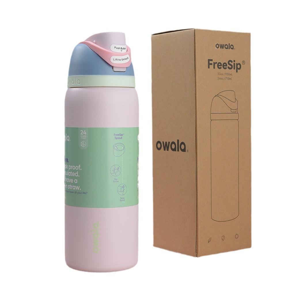Owala 24oz Stainless Steel Sports Bottle – Vacuum Insulated