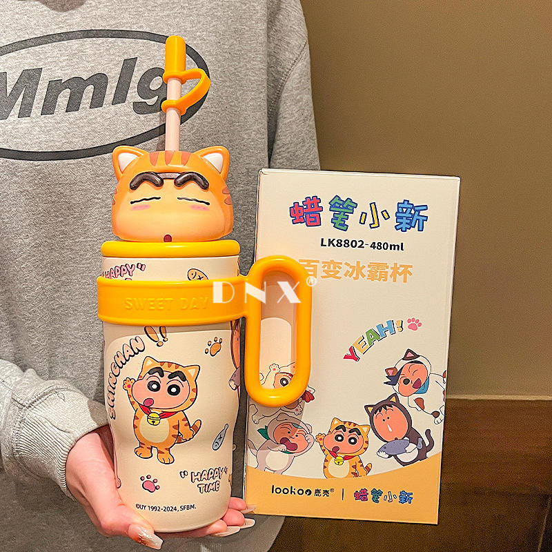 Shinchan Crayon Thermos – 800ML Kids Insulated Cup