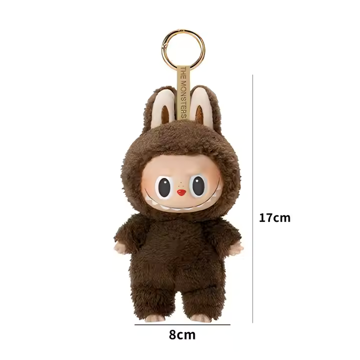 Popmart's Trending Cute Macaron Blind Box Labubu Doll Keychain