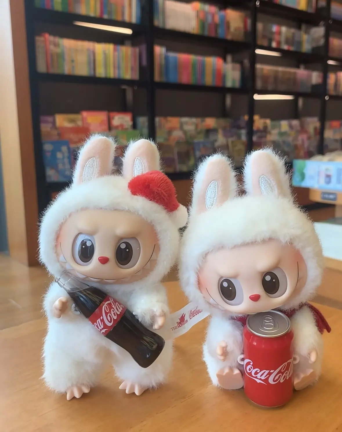 Popmart's Trending Cute Coca Cola Blind Box Labubu Doll Keychain