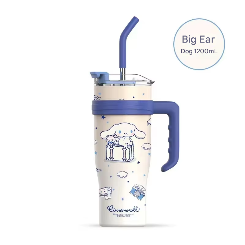 Kuromi 40oz Cartoon Tumbler – Stainless Steel Thermos Cup