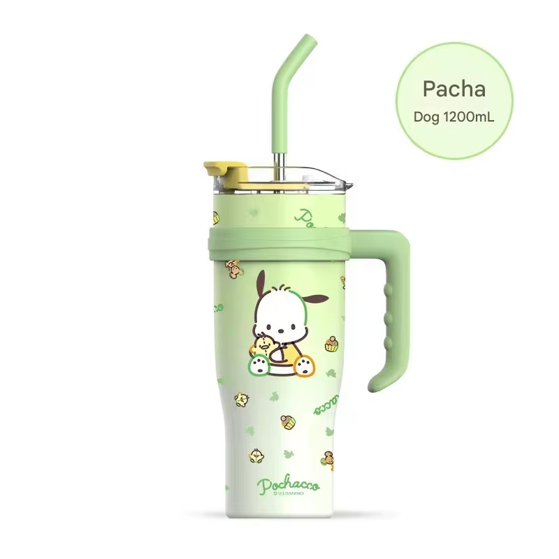 Kuromi 40oz Cartoon Tumbler – Stainless Steel Thermos Cup