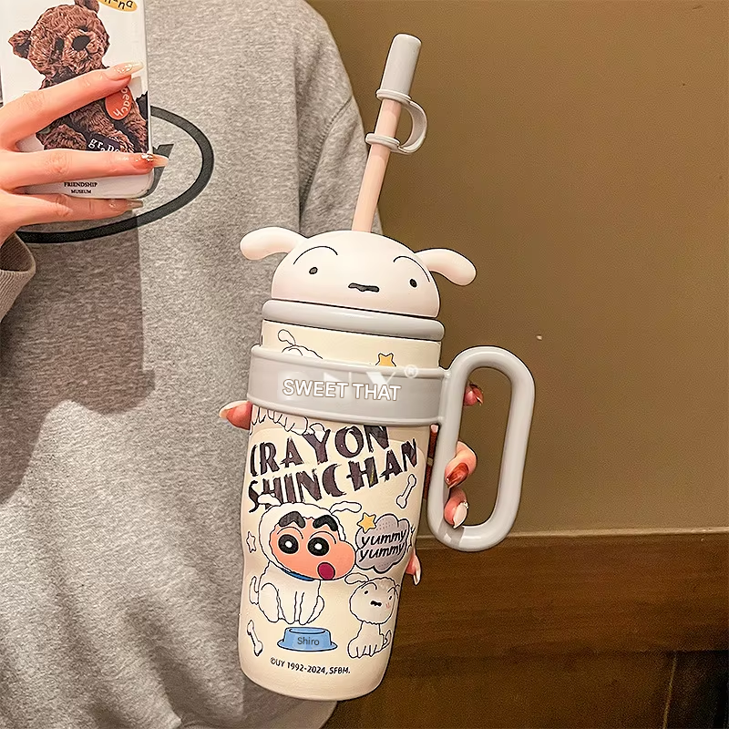 Shinchan Crayon Thermos – 800ML Kids Insulated Cup