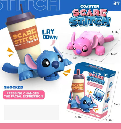 Interactive Stitch Coaster with Sound & Expression Change