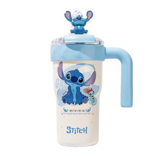 Cute Stitch Cartoon Thermos Bottle – Leakproof 800ML Tumbler