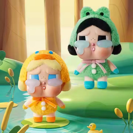 Popmart's Trending Cute CRYBABY Crying Again Series Blind Box Labubu Doll Keychain