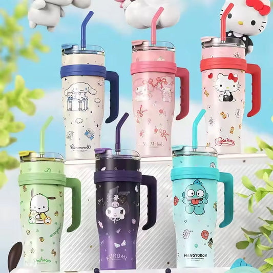 Kuromi 40oz Cartoon Tumbler – Stainless Steel Thermos Cup