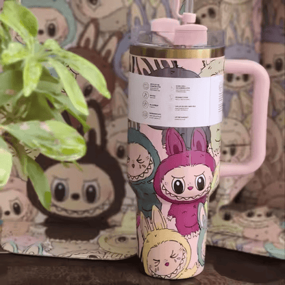 Popmart's Trending Labubu Stanley Cups - Stainless Steel Tumbler