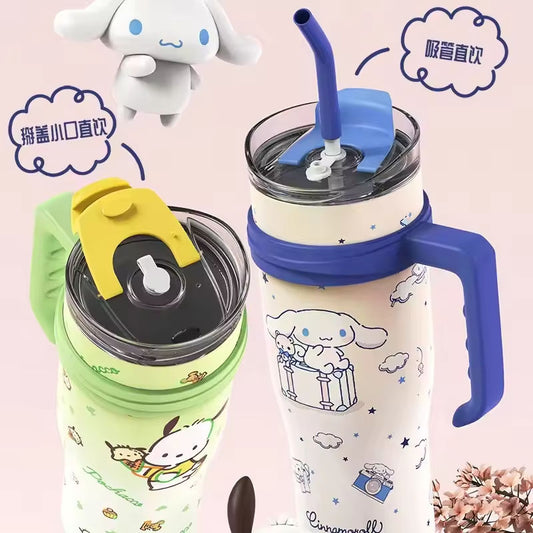 Kuromi 40oz Cartoon Tumbler – Stainless Steel Thermos Cup