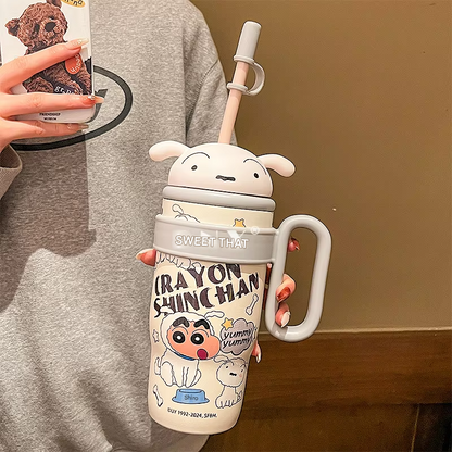 Shinchan Crayon Thermos – 800ML Kids Insulated Cup