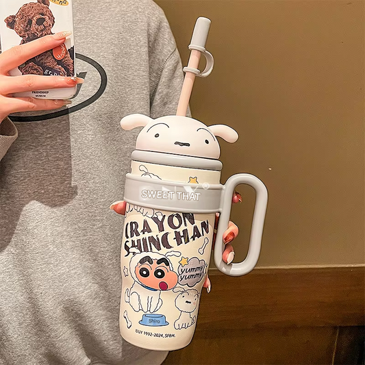 Shinchan Crayon Thermos – 800ML Kids Insulated Cup